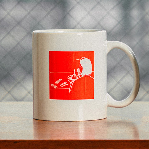 わりばし割るも何度も失敗する | マグカップ