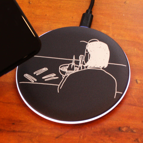 わりばし割るも何度も失敗する | 充電器 モスグリーン