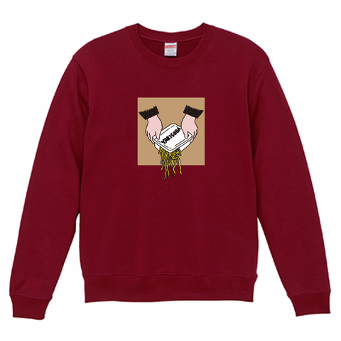 正念場を迎えたカップ焼きそば | スウェット バーガンディ