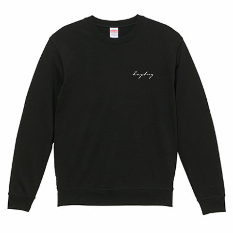 靴紐結んでたら鞄から中身出てきた | スウェット ブラック