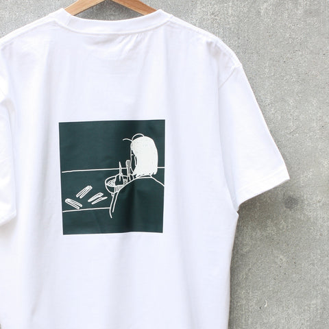 わりばし割るも何度も失敗する | Tシャツ ホワイト