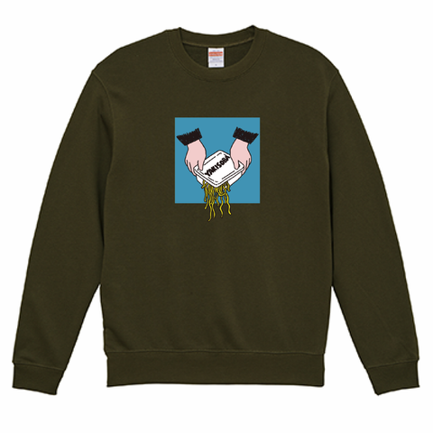 正念場を迎えたカップ焼きそば | スウェット オリーブ